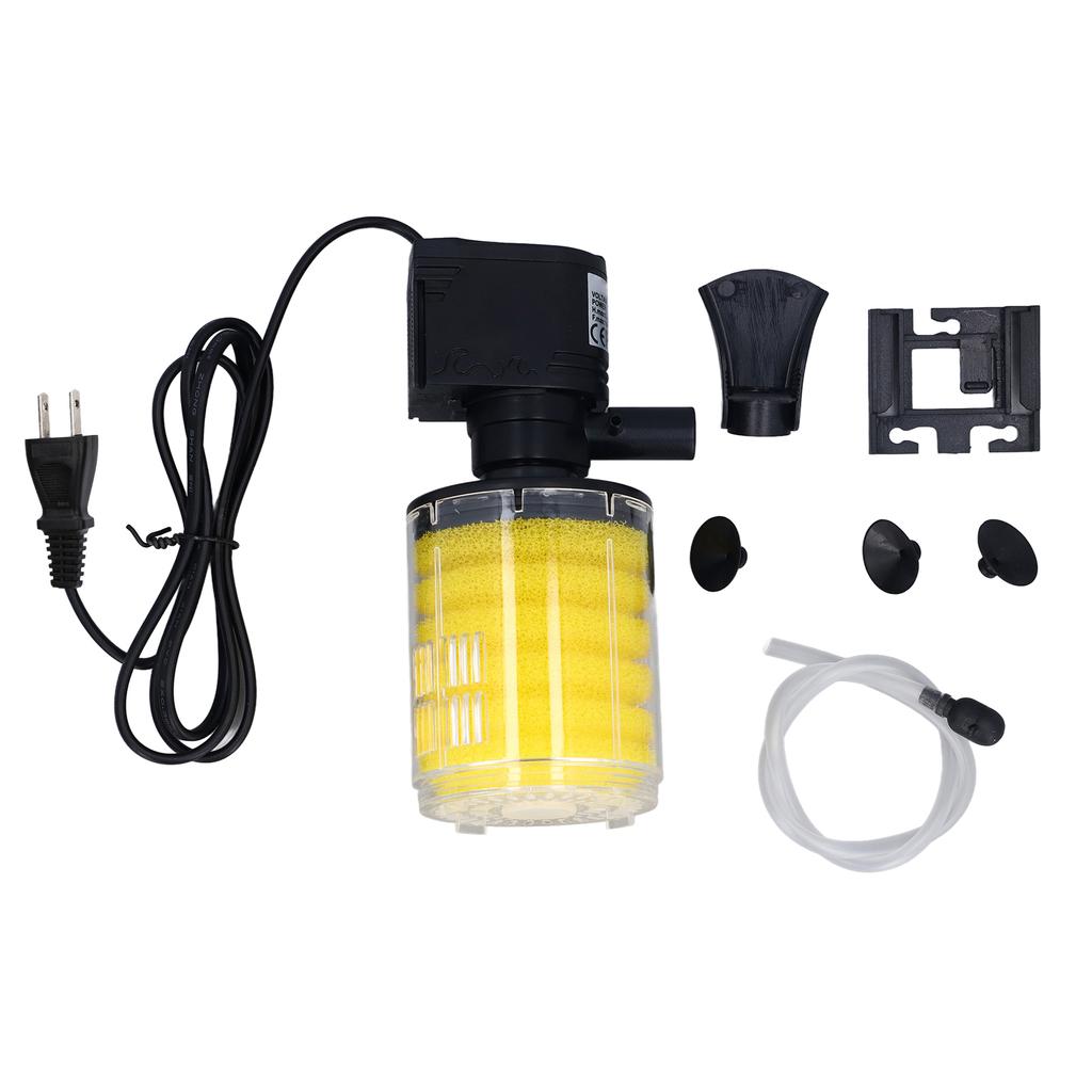 Submersible Aquarium Filter Good Filtration Water Circulation Internal Fish Tank Filter for