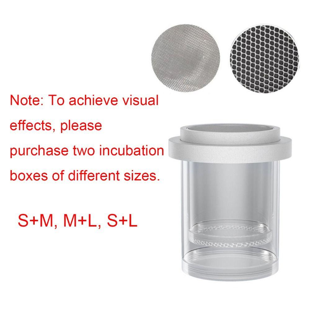 Fine/Coarse Mesh Floating Hatching Box Single Layer Guppy Breeding Box For Aquarium