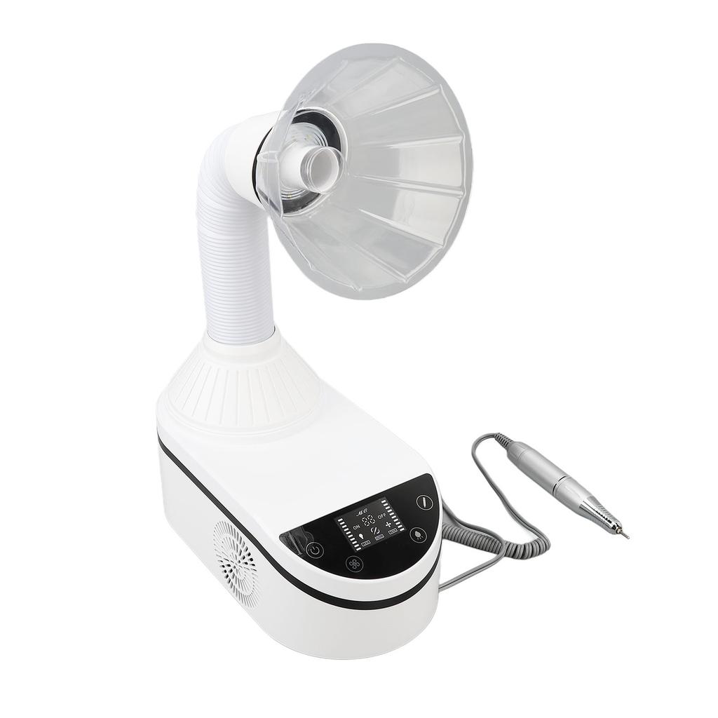 230W Nail Dust Cleaner Intelligent 2 In 1 Nail Drill Grinding Dust Collector Machine with Plastic