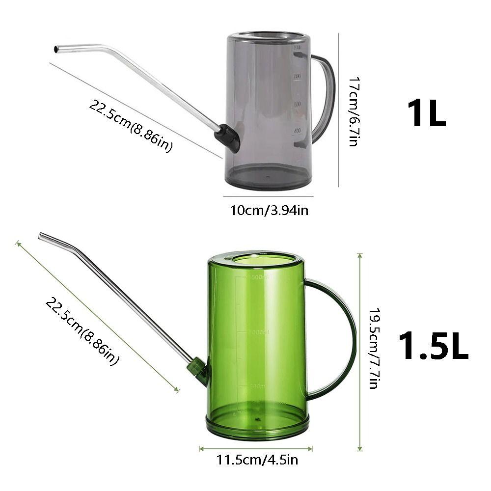 Небьющийся длинный носик лейка горшок пластиковый разбрызгиватель растений современный маленький лейка для дома