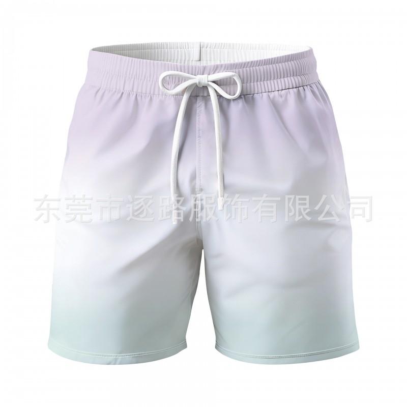 Mens Quick Dry Beach Shorts Loose Fit Swim Trunks Surfing Swimming