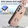 For Samsung Galaxy S25 Case with Card Holder Kickstand Leather + TPU + PC Phone Cover