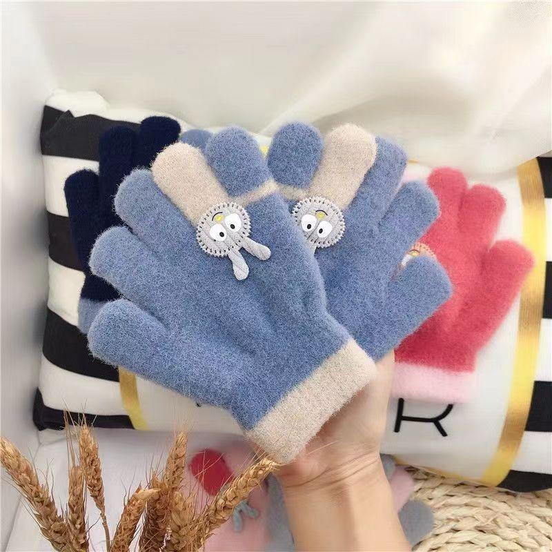 Детские перчатки милые детские теплые перчатки перчатки от холода студенческие перчатки с полными пальцами детские перчатки