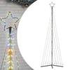 VidaXL LED Christmas Tree 495 Colorful LEDs 300.5 Cm, Christmas Light, LED Christmas Light, Outdoor Christmas Light, 4016439