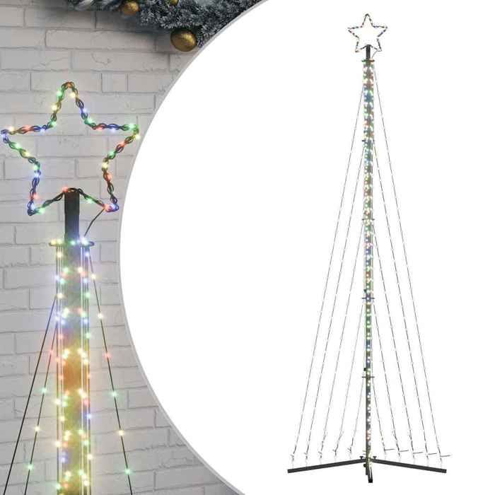 VidaXL LED Christmas Tree 495 Colorful LEDs 300.5 Cm, Christmas Light, LED Christmas Light, Outdoor Christmas Light, 4016439