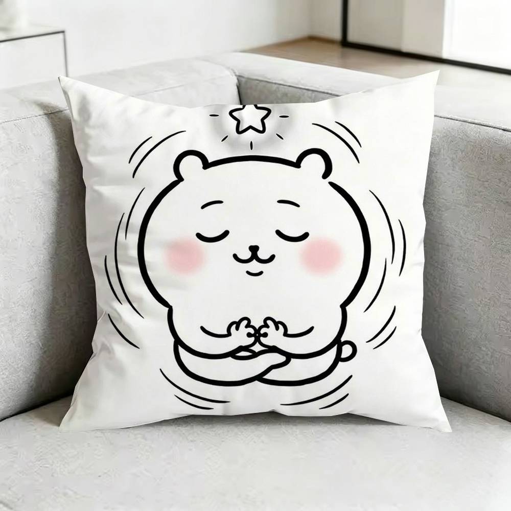Cute Ganadi DDog Square DoubleSided printed Pillow Case Bedroom Bedside Pillow Sofa Cushion Cover Gift