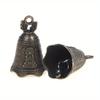 5Pcs Retro Antique Bell Mini Sculpture Pray Buddha Bell Shui Feng Bell Pendant for Home Table Decoration