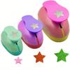 1 шт., случайный цвет ракушки, форма звезды, дырокол, резак для бумаги, скрапбукинг, школьный дырокол, инструмент для тиснения