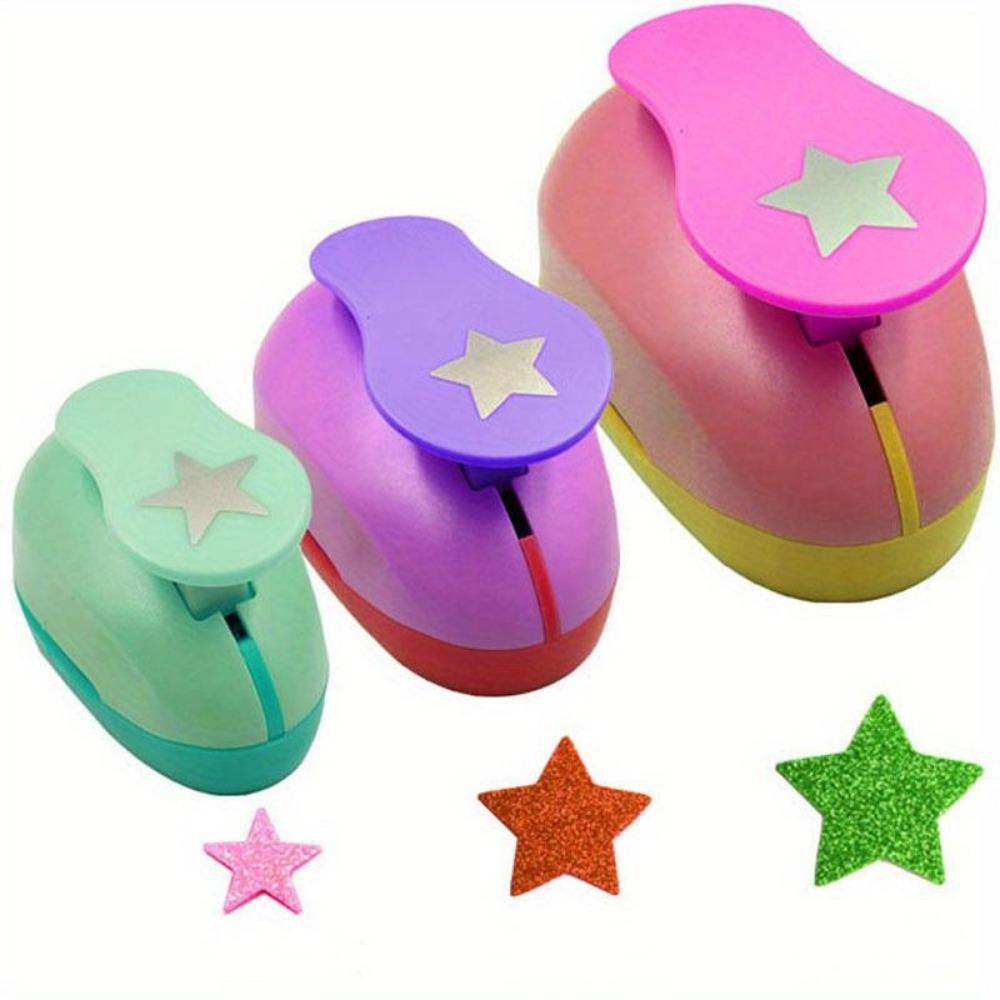 1 шт., случайный цвет ракушки, форма звезды, дырокол, резак для бумаги, скрапбукинг, школьный дырокол, инструмент для тиснения