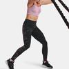 Under Armour Леггинсы для тренировок Rush Casual Printed, женские леггинсы, черные 1365729-001