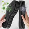 2/4pcs Bamboo Charcoal Antibacterial Insoles for Shoes Deodorant Running Sports Insole Feet Thickened Shock Absorbing Shoe Sole