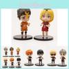 Haikyuu Сёё Хината Тобио Кагеяма ПВХ Фигурки Коллекционные Аниме Персонажи Декор для Стола Автомобиля
