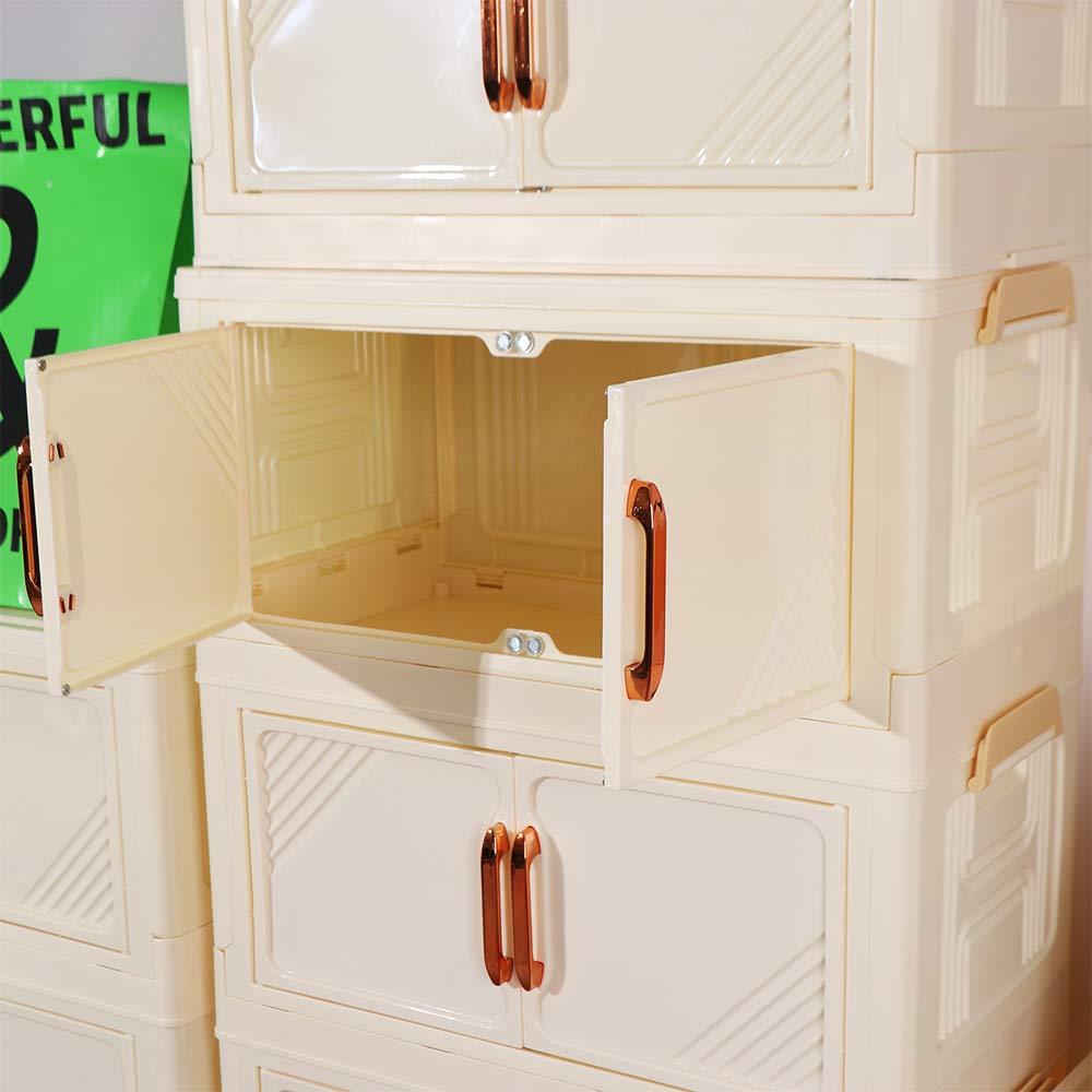 Large Capacity Wardrobe Storage Box Plastic Multi-Layer Storage Locker Bedroom