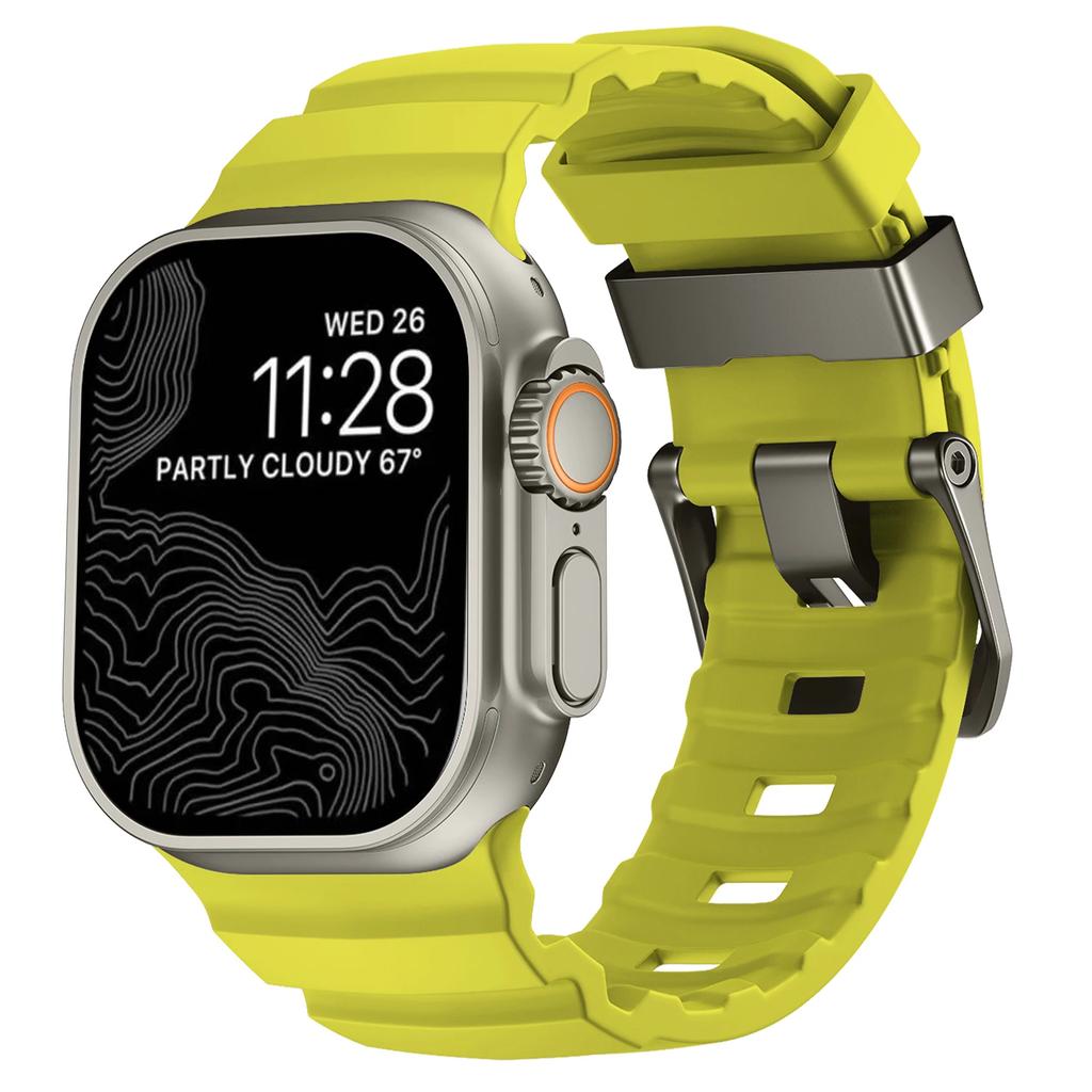 Силиконовый ремешок Trail для Apple Watch Band 49 мм 46 мм 45 мм 44 мм Спортивный браслет Наручный ремешок для iwatch Серии Ultra 3 2/10 9 8 7 SE 6