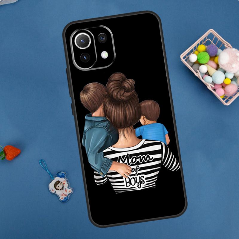 Чехол 'Супер Папа Мама Малышка Двойняшки' для Xiaomi 11T 12T 13T 14T Pro 13 14 15 Ultra POCO X7 Pro X3 X5 X6 M6 F5 F6 Pro