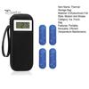Insulin Cooler Travel Case with Thermometer Display Medication Diabetic Cooler for Travel Portable Refrigerated Medicine Organizer Bag with
