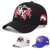 New Fashion Baseball Cap for Men Cotton High Quality Rose Ny Embroidery Vintage Cap for Women Outdoors Sport Sun Visor Hat