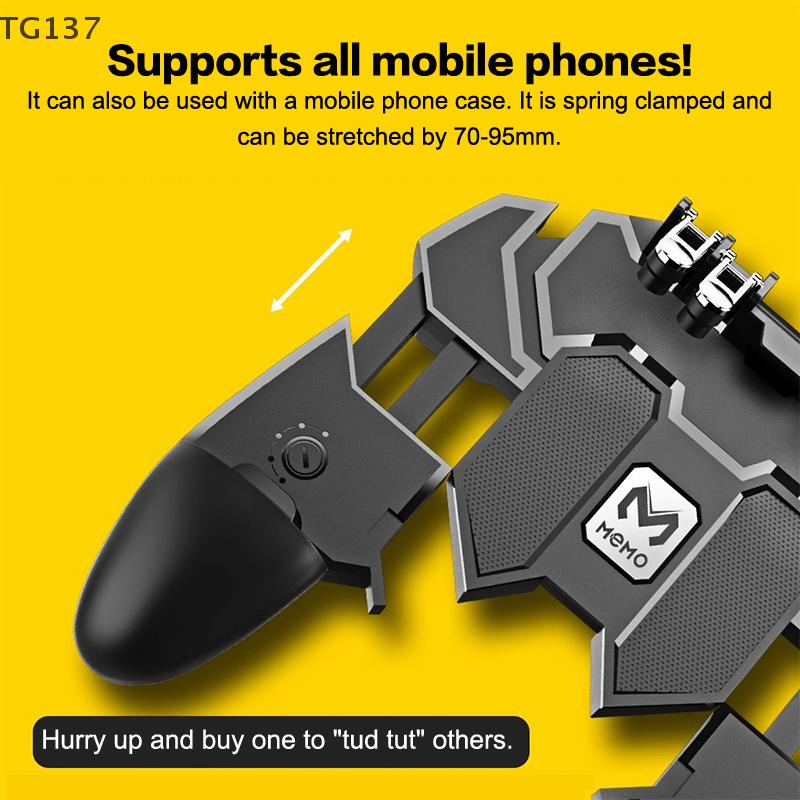 PUBG Mobile Gamepad Controller Joystick Trigger for Cellphone Gaming Free Fire Compatible with Android Phones Unbranded 5