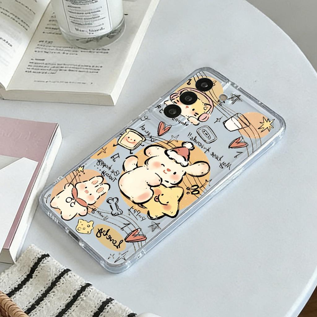 Transparent Shockproof Soft Cover For S21 FE Samsung Galaxy S21 S22 Ultra 5G Galaxy A32 A53 5G A13 4/5G Samsung Note20 Ultra
