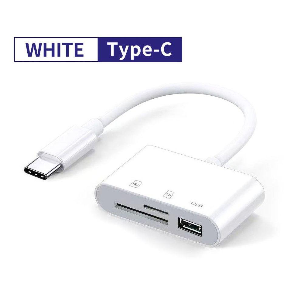 Устройство чтения карт памяти USB C - TF, адаптер для устройства чтения карт Micro TF, устройство чтения карт памяти Type C для MacBook и Pad Pro и других устройств USB C