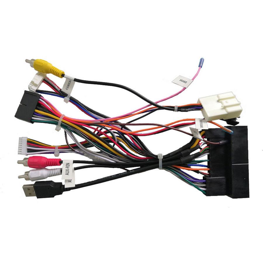 Комплект проводов для подключения 20-контактного адаптера питания автомагнитолы для Kia K2 K3 K5 K7 Rio Sorents Sportage/Hyundai Ix35 H1 Santa.