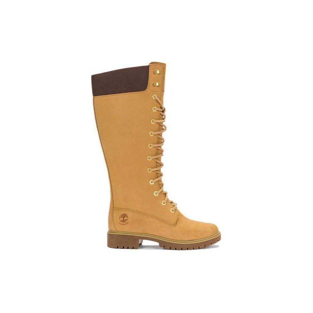 Timberland Waterproof Shock-Absorbing Comfortable Versatile High-Top Outdoor Boots Women Boots Light-Beige A2K4C