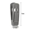 10pcs Storage Bathroom Household Non-slip Coat Holder Hanging Hooks Velvet Hangers Clips Dress Rack