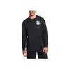 Under Armour X Grounds Collaboration Comfortable Round Neck Skin-Friendly Long Sleeve T-Shirt Men Tops Black 1386796-001