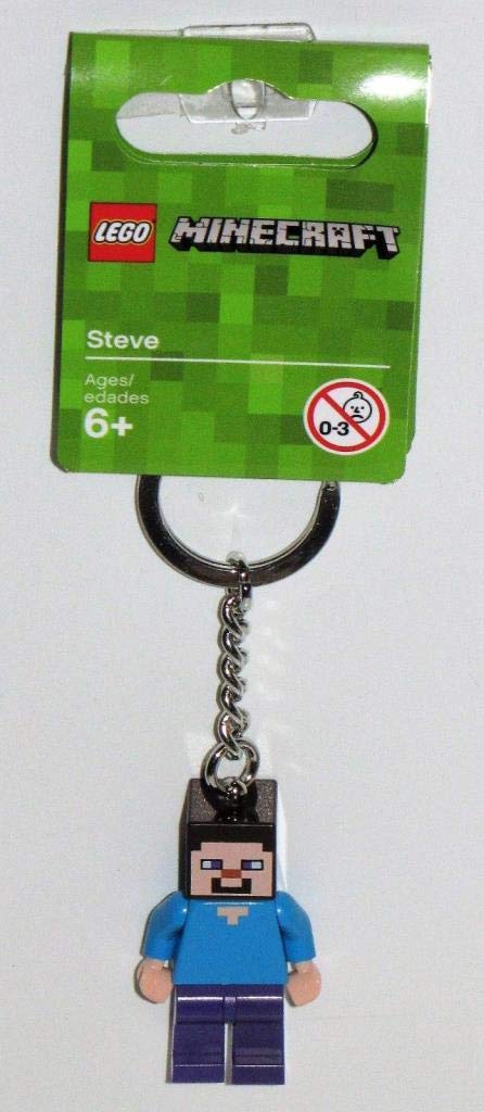 LEGO Minecraft Steve Keyring / Key Chain - Official Brand New LEGO Keyring - Minecraft Steve