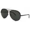DIFF Koko Matte Black+grey Lens Unisex Sunglasses