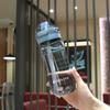 Handle Sports Water Bottle 500/650ml Drinkware Portable Plastic Transparent Water Bottle  Men Women