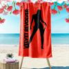 Velvet Revolver Silhouette Beach Towel Quick-drying for Travel Outdoor Sports Jogging Beach and Swimming