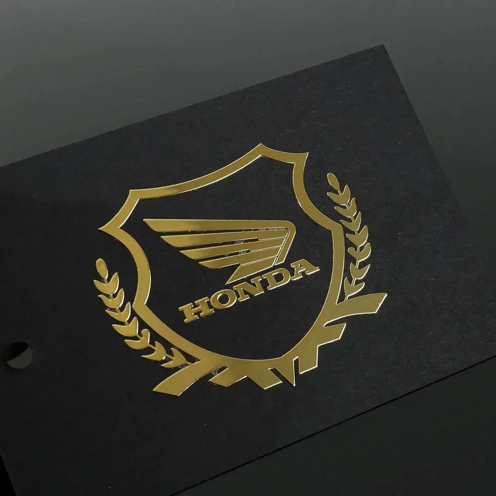 FPY1 Car Sticker Waterproof Modified Decorative for Honda Silver Gold Sticker Suitable for All Motorcycle Helmet Exhaust Pipe Decor
