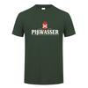 Pisswasser T Shirt Summer Unisex Cotton Short Sleeve Tshirts Funny Tshirt Unisex Tops Tee DZ