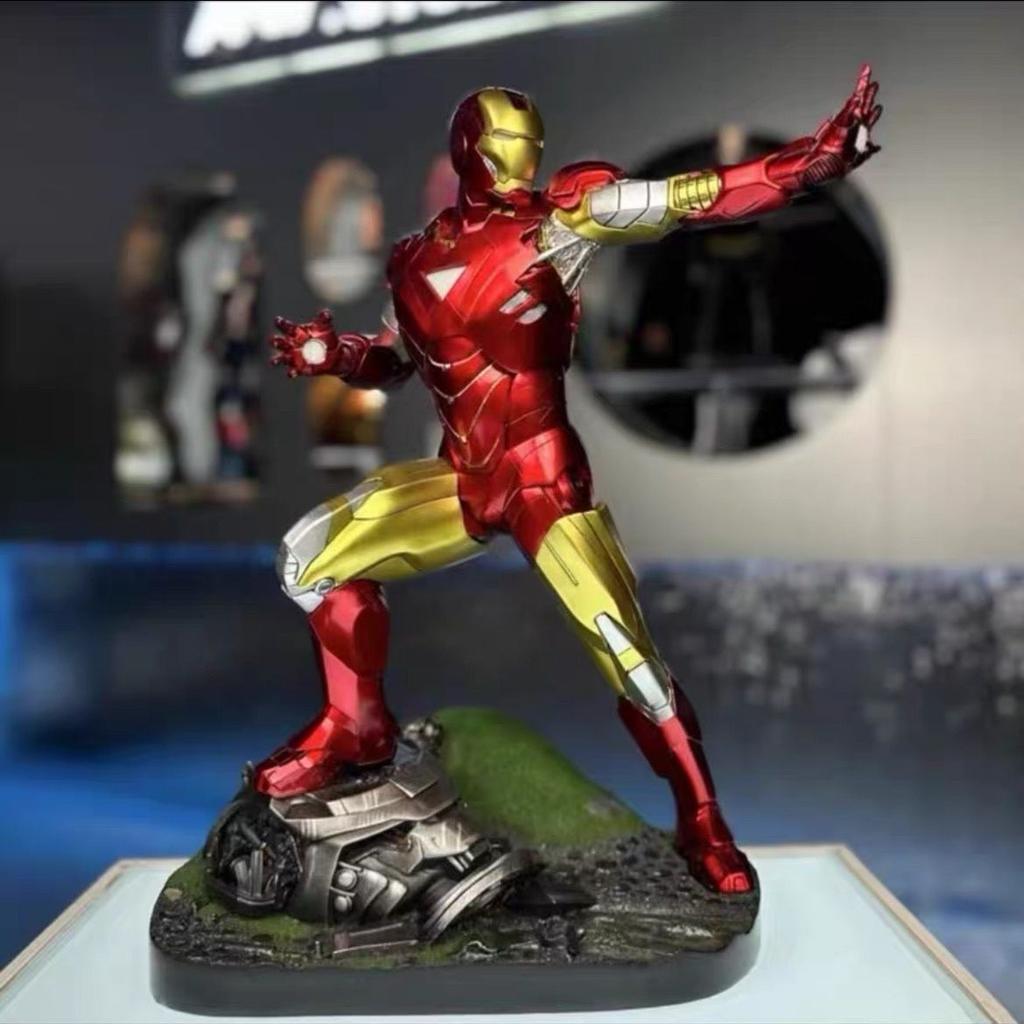Marvel Studio Человек-паук Мстители Стражи Галактики Фигурка ГК Щит Поза для битвы Декоративный элемент 18,5 дюйма/47 см Миниатюрные игрушки Подарки