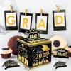 Graduation Money Pull Box for Cash Gift Surprise Graduate Gift Holder DIY Graduation Money Box with Pull Out Card for Party Supplies