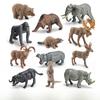 Pvc Chameleon Elephant Lion Figurines Set With Static Design For Classroom Teaching And Home Decor
