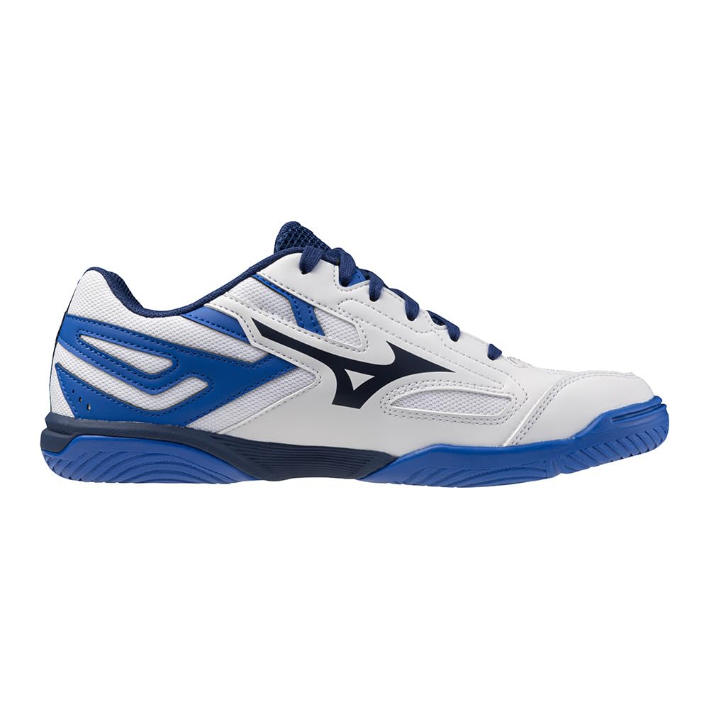 Mizuno Table Tennis Shoes Wave Kaiserburg 8 Club Gym Lightweight White X Navy X Blue Cm 3E Women's 26.0