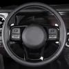 For GWM Tank 300 2024 2024 RHD LHD Carbon Steering Wheel Frame Cover Trim Interior Accessories Black Wood Grain Decoration Refit