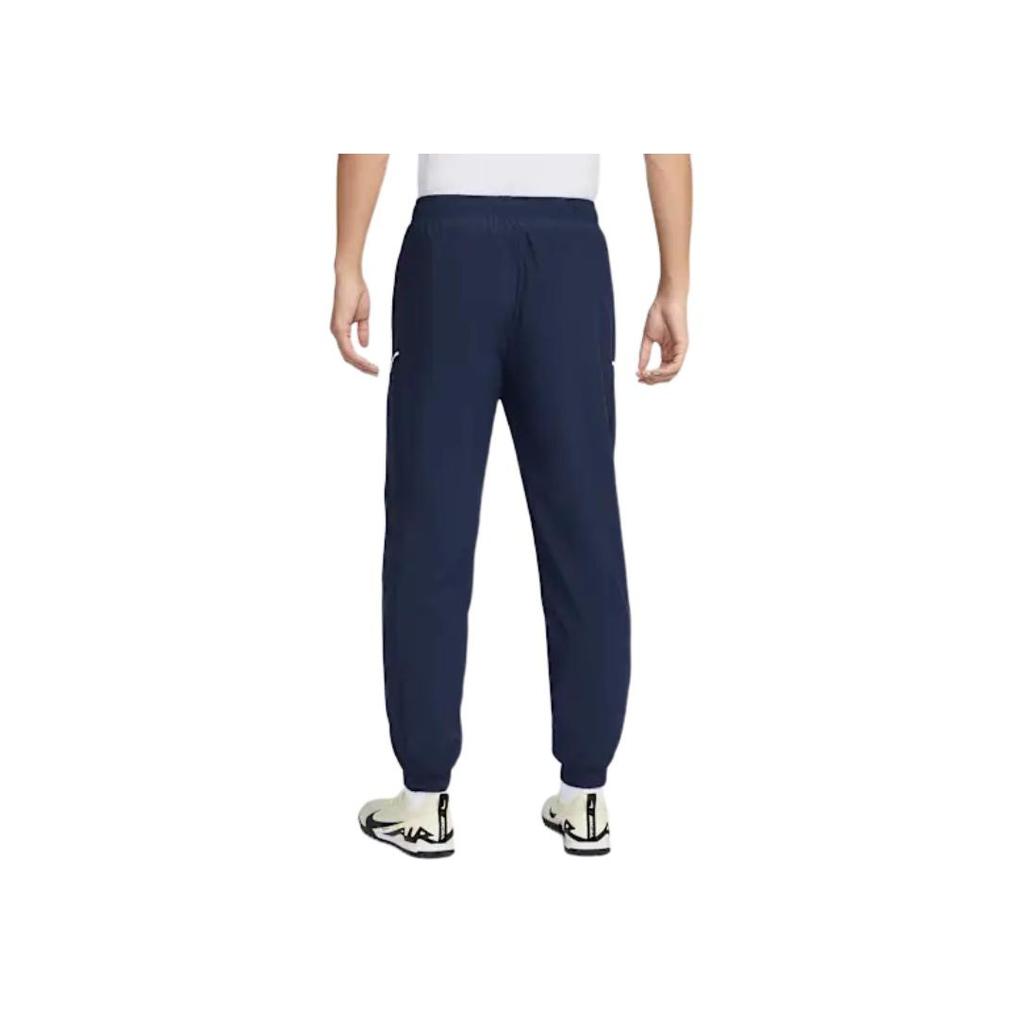 Nike Dri-Fit Простые Удобные Трикотажные Спортивные Брюки на Шнуровке Мужские Брюки Темно-синий IB8910-410