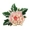 Water-Soluble 3D Multi-Color Multi-Layer Embroidery Patch - Heavy-Duty Rose DIY Lace Accessory