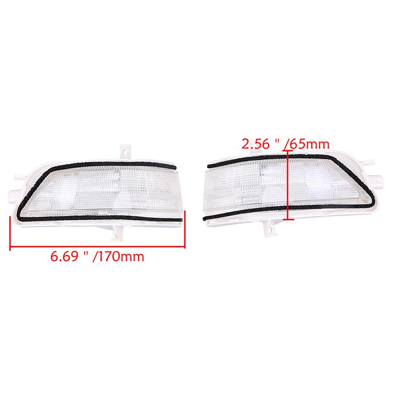 Указатель поворота на боковое зеркало заднего вида для Honda CRV 2007-2011 Светодиодные янтарные указатели поворота для Crosstour 2011-2016