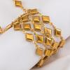 1M Stainless Steel Hip Hop Punk Butterfly Heart Ocean Shell Chain DIY Jewelry Necklace Bracelet Gold Plated Necklace Components
