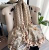 High-quality Luxurious Silk Scarves Headband Scarfs Neck Scarf For Women Chain Silk Scarf Women's Decorative Shawl