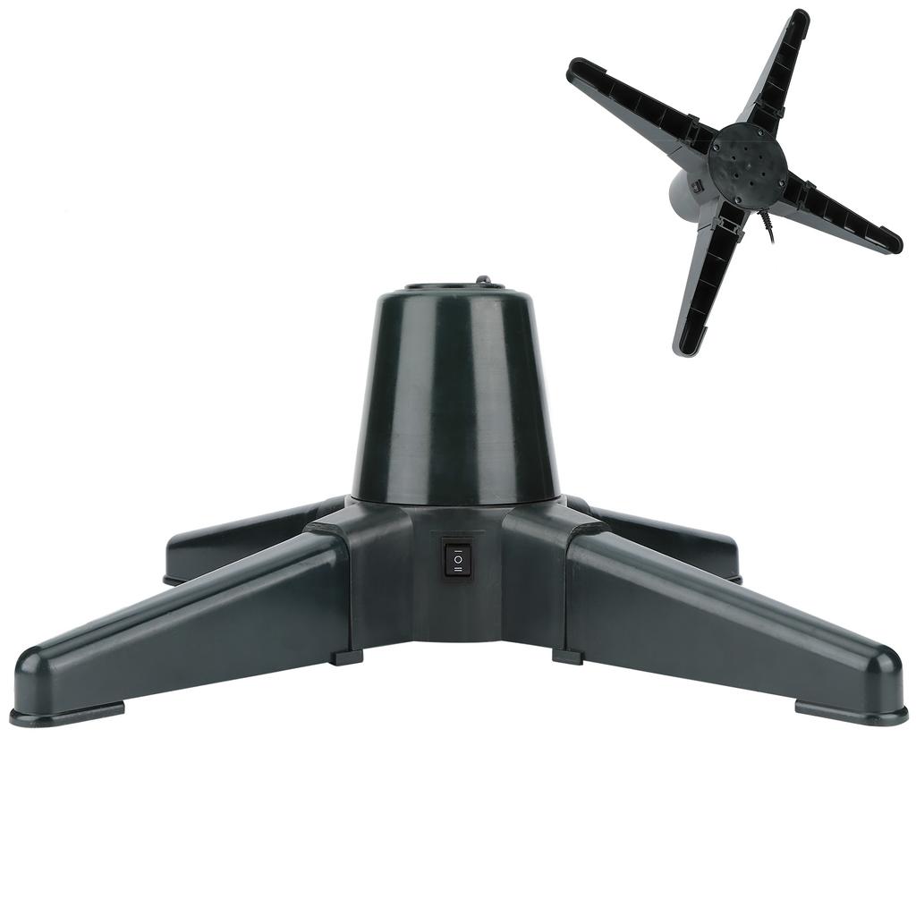 Подставка для рождественской елки электрическая вращающаяся на 360 градусов основа для дерева полка украшения для дома 50 см