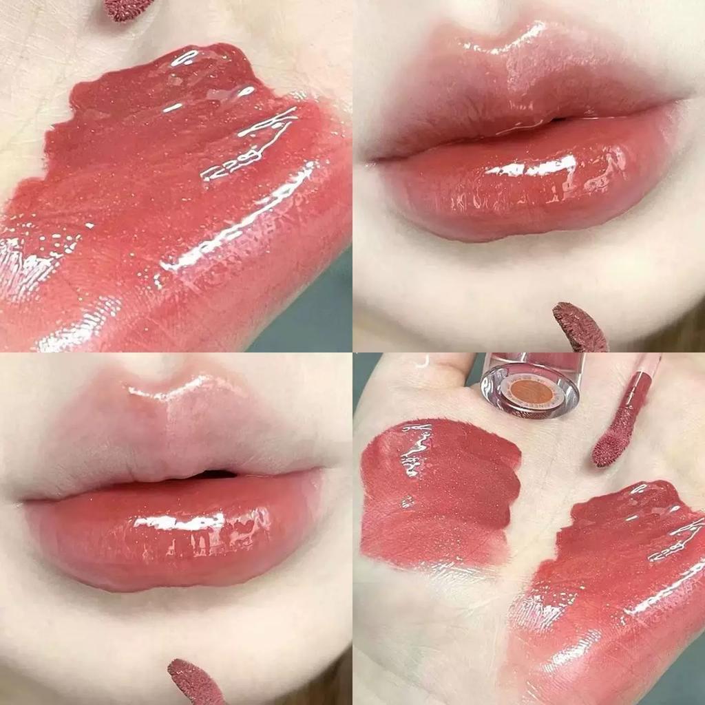 Yingtu Big Brand~ Mirror Lip Glaze, Watery Lip Gloss, Lipstick, Lip Color, Authentic Official Flagship Store, Non-Fading, Non-Stick Cup