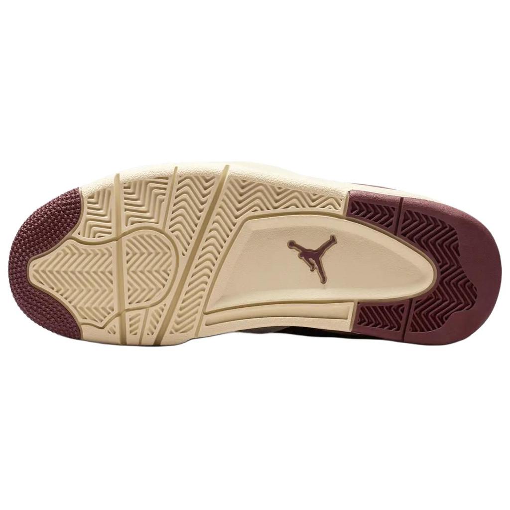 Jordan Air Jordan 4 Support Винтажные Баскетбольные Кроссовки Женские Белые Красные FQ7940-101