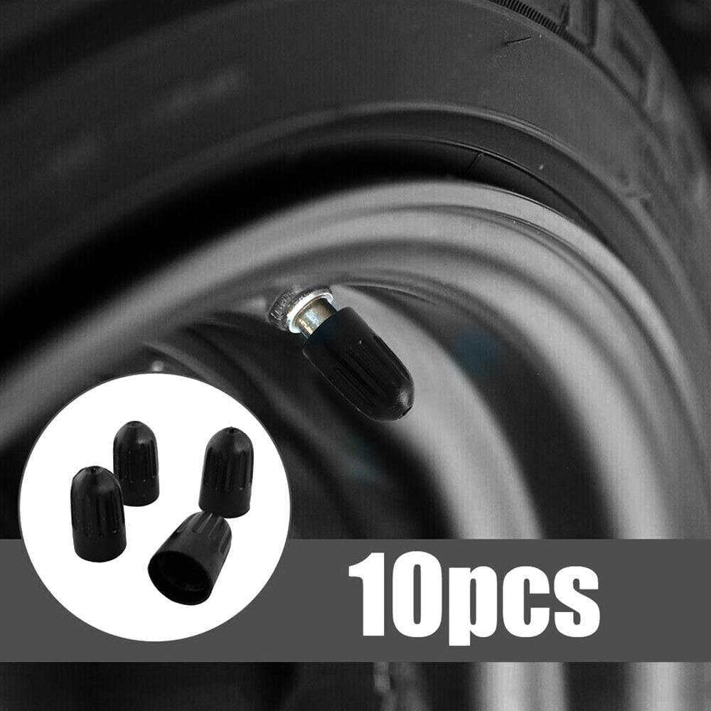 10 шт. Черные пластиковые колпачки на ниппель шины для TR20008 TPMS Универсальные колпачки на ниппель шины Длинные для Автомобиля Грузовика Внедорожника Велосипеда Мотоцикла1