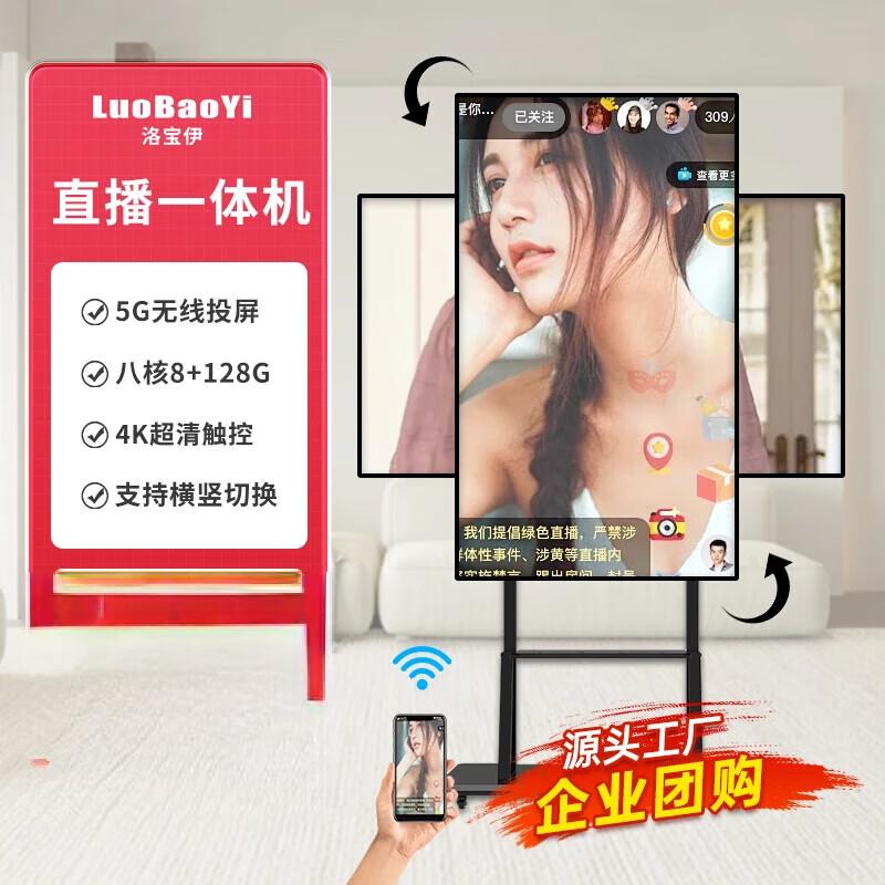 LUOBAOYI Mobile Live Streaming Integrated Display CN plug (adapter included)