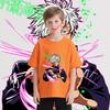Jujutsu Kaisen Satoru Gojo 13 Anime Print Boys T Shirt High Quality Cotton Tee Cool Graphic Clothes for Kids